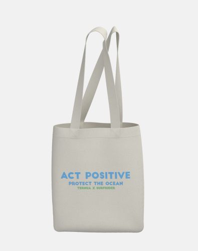 ACT POSITIVE TOTE HANDBAG
